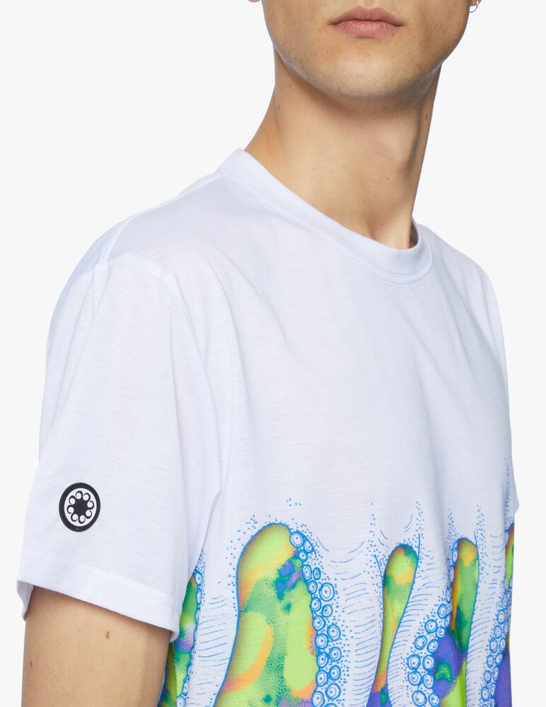 rinascente Octopus T-shirt girocollo con stampa drank