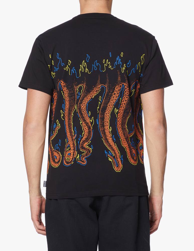 rinascente Octopus T-shirt girocollo con logo more fire