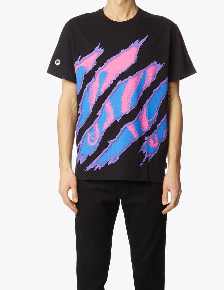 rinascente Octopus T-shirt girocollo stampa ripper