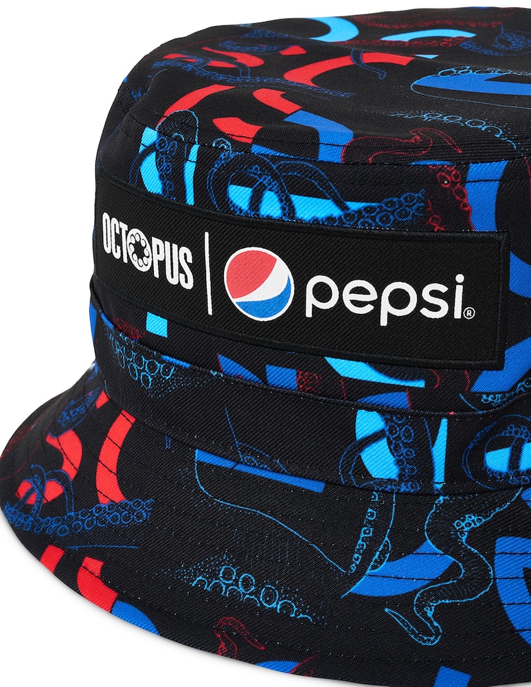 rinascente Octopus Pepsi camo bucket hat 