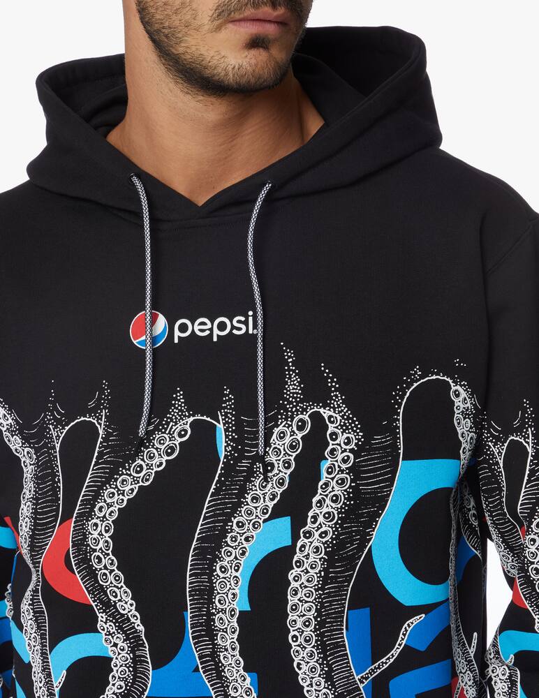 rinascente Octopus Felpa con cappuccio pepsi camo