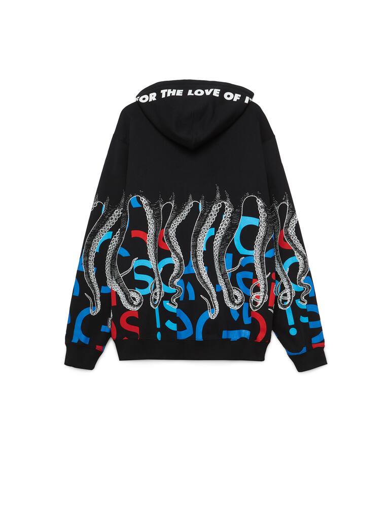 rinascente Octopus Felpa con cappuccio pepsi camo