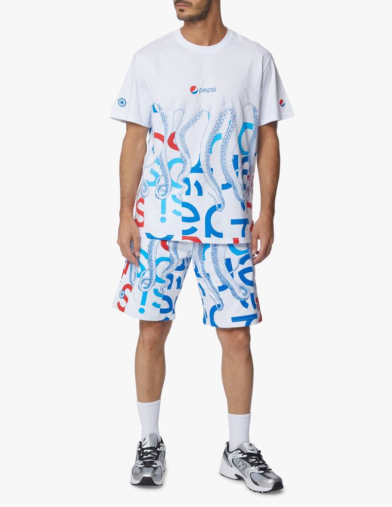 rinascente Octopus Pepsi camo roundneck t-shirt