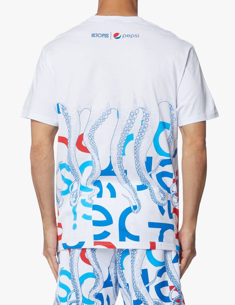 rinascente Octopus Pepsi camo roundneck t-shirt