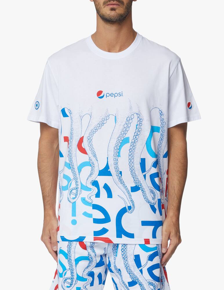 rinascente Octopus Pepsi camo roundneck t-shirt