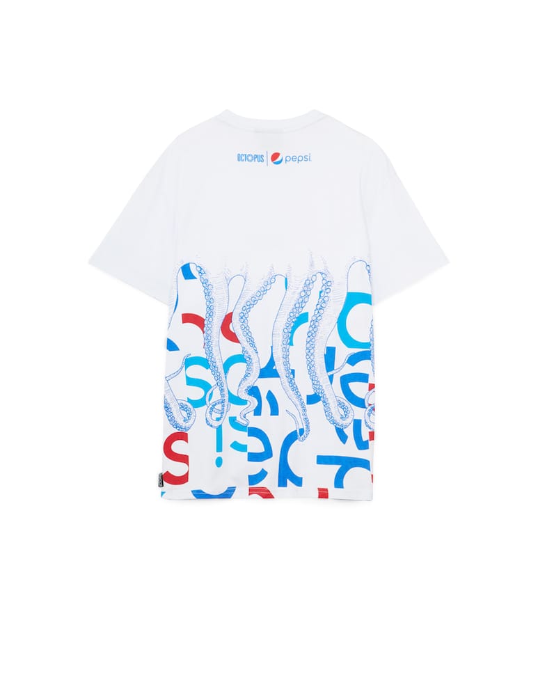 rinascente Octopus Pepsi camo roundneck t-shirt