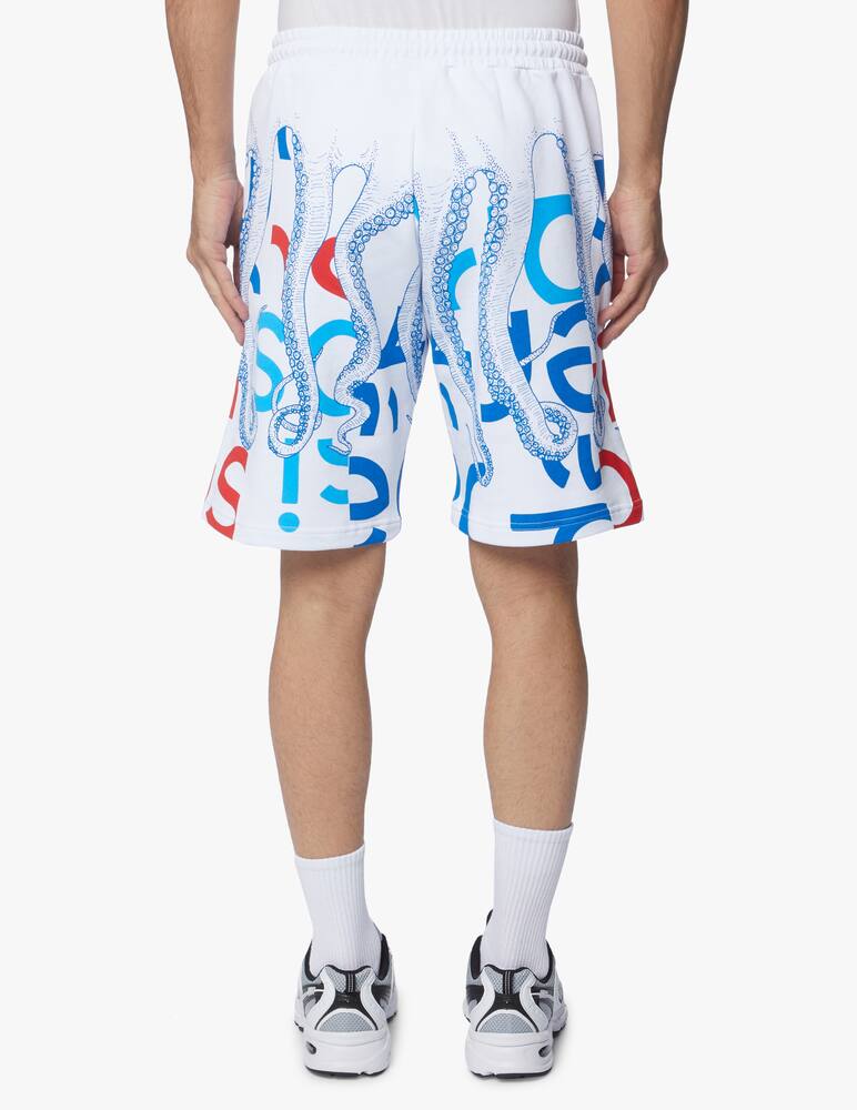 rinascente Octopus Pepsi camo roundneck sweatshorts