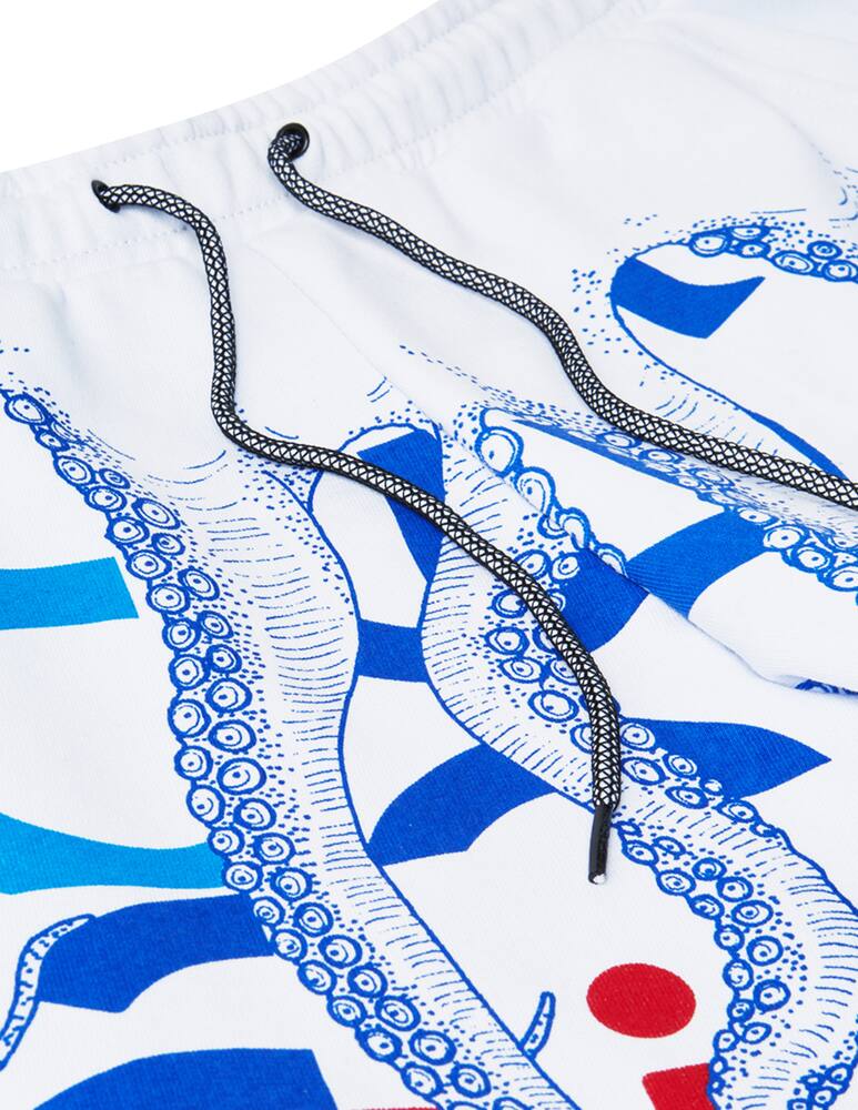 rinascente Octopus Pepsi camo roundneck sweatshorts