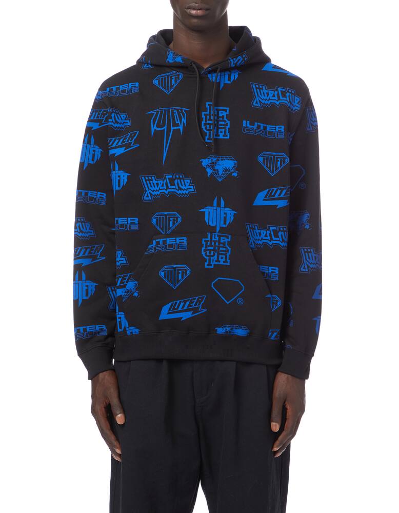 rinascente Iuter Felpa con cappuccio full print