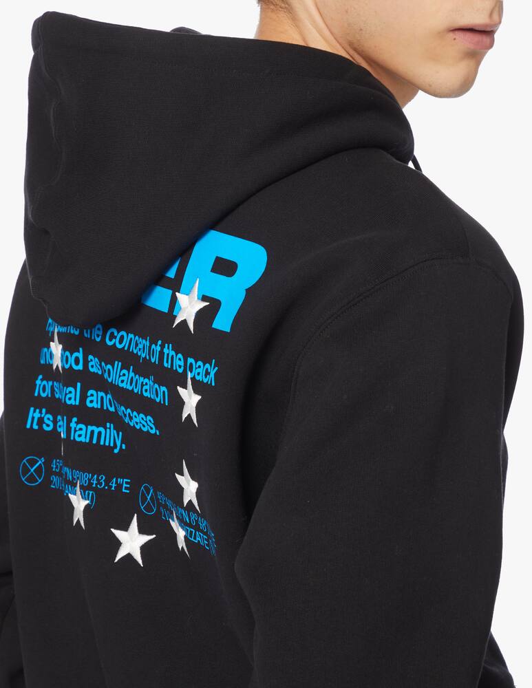 rinascente Iuter Felpa girocollo info stelle con stampa