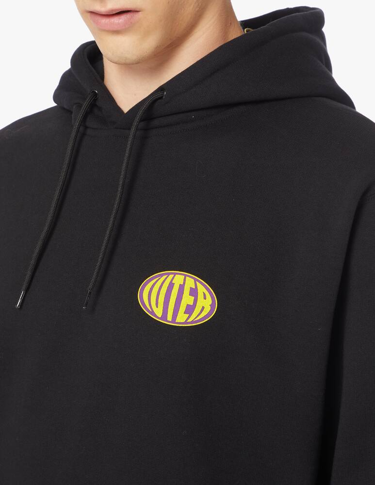 rinascente Iuter Hungry dog screen print hoodie