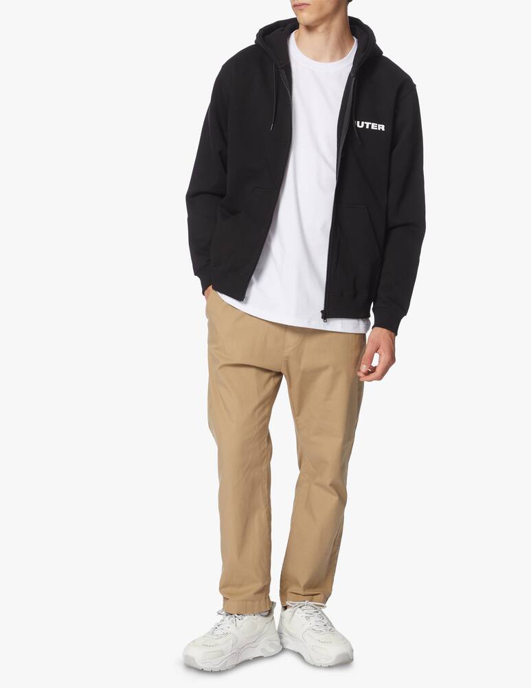 rinascente Iuter Felpa zip con cappuccio double logo