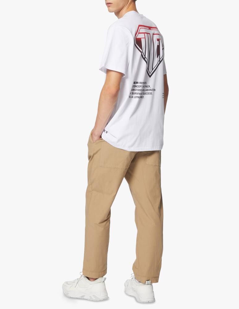 rinascente Iuter Maglietta girocollo double logo con stampa