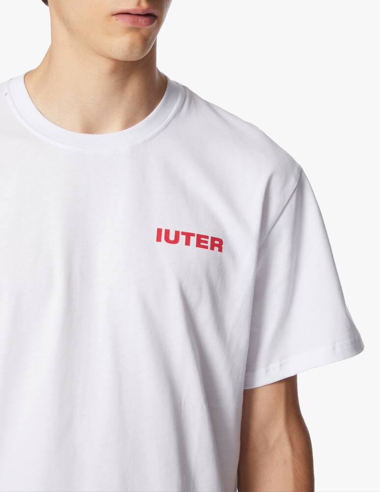 rinascente Iuter Maglietta girocollo double logo con stampa