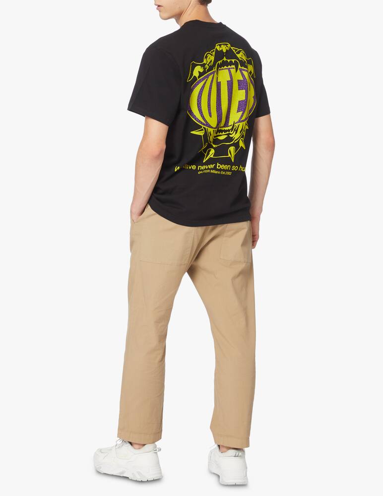 rinascente Iuter Hungry dog screen print t-shirt