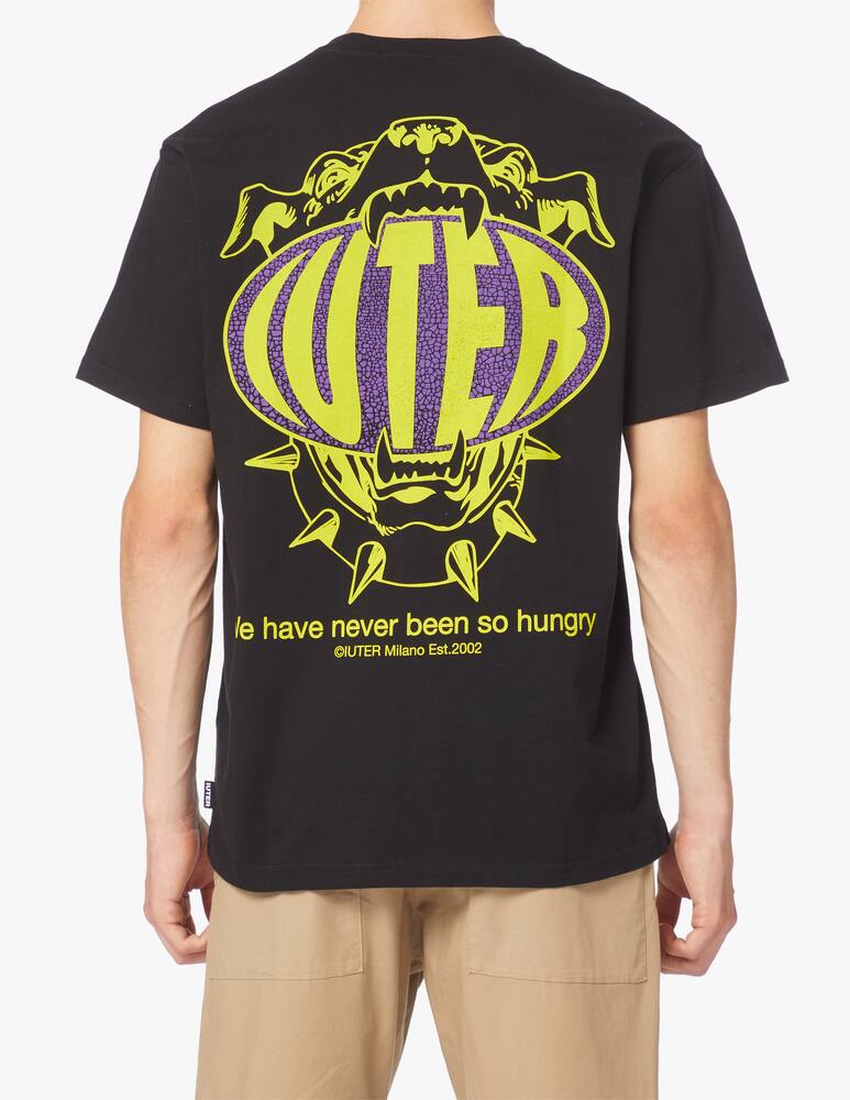 rinascente Iuter Hungry dog screen print t-shirt