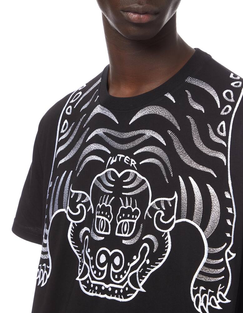 rinascente Iuter Maglietta girocollo tibetan ricamata