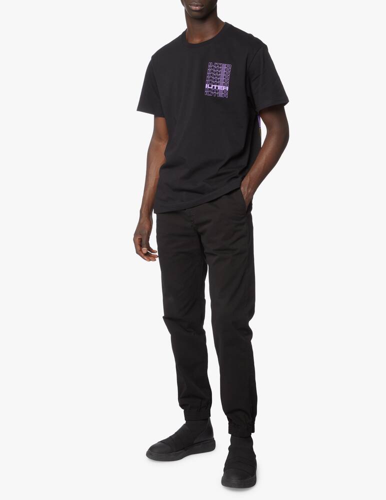 rinascente Iuter Rosa back screen print t-shirt