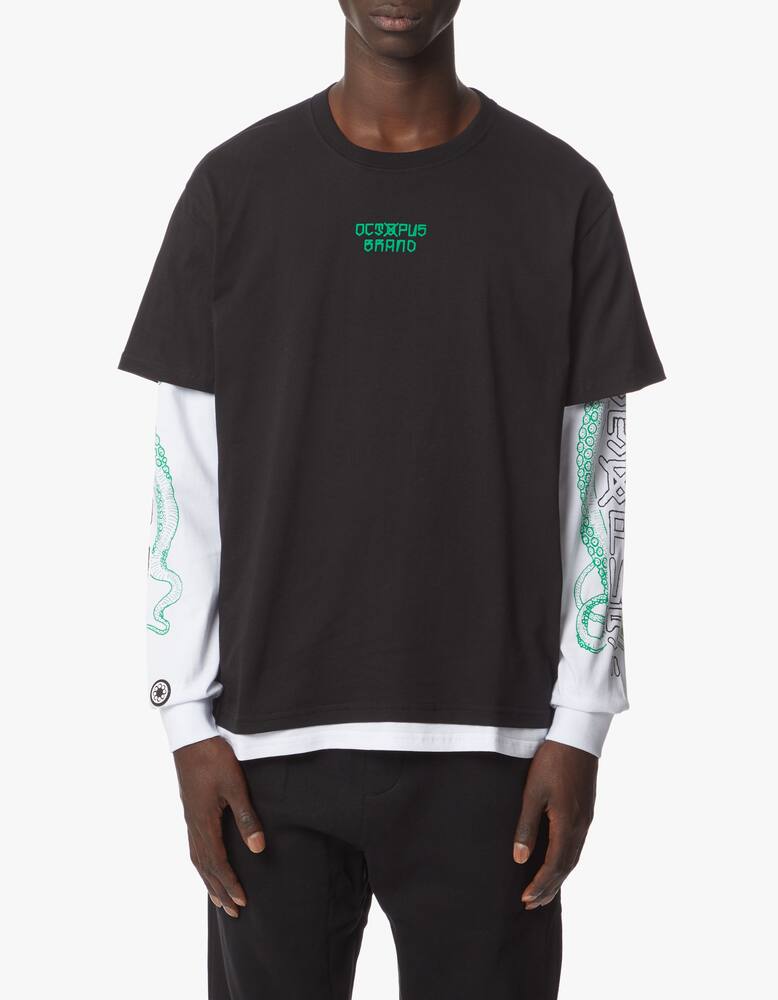 rinascente Octopus Bandana back logo t-shirt