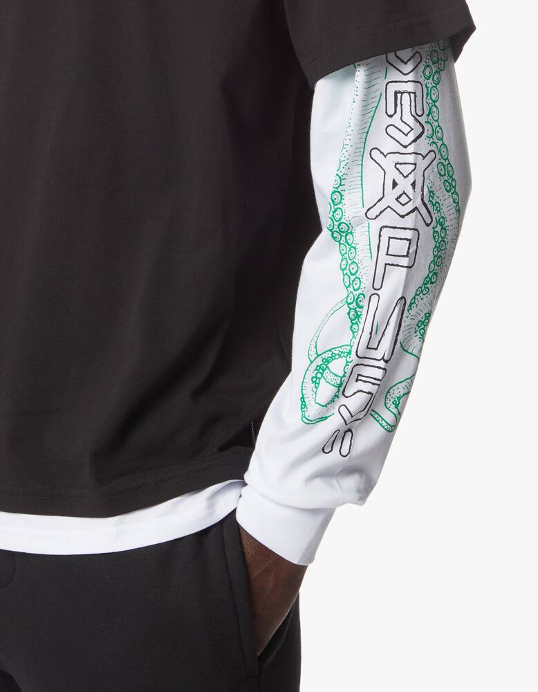 rinascente Octopus Bandana back logo t-shirt