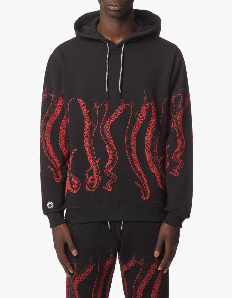 rinascente Octopus Felpa con cappuccio outline