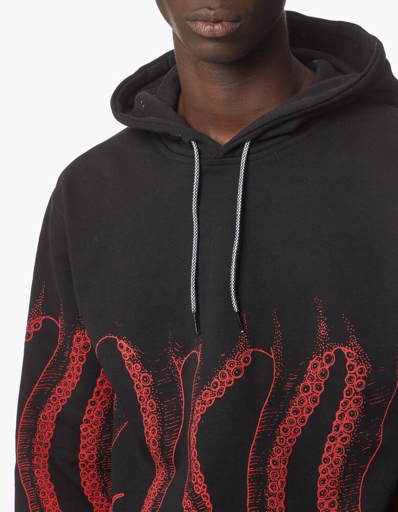 rinascente Octopus Felpa con cappuccio outline