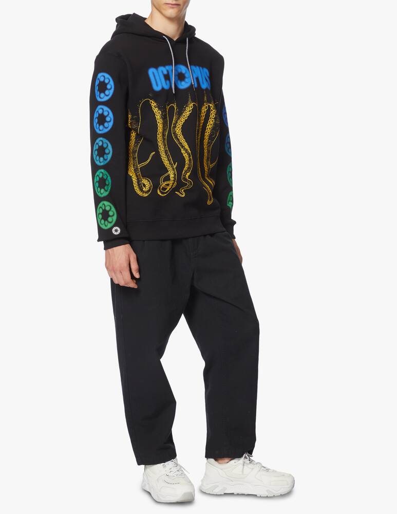 rinascente Octopus Felpa con cappuccio blurred