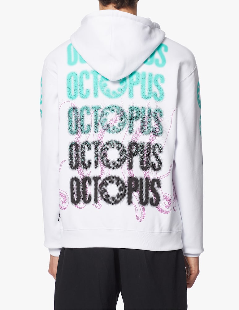 rinascente Octopus Blurred hoodie