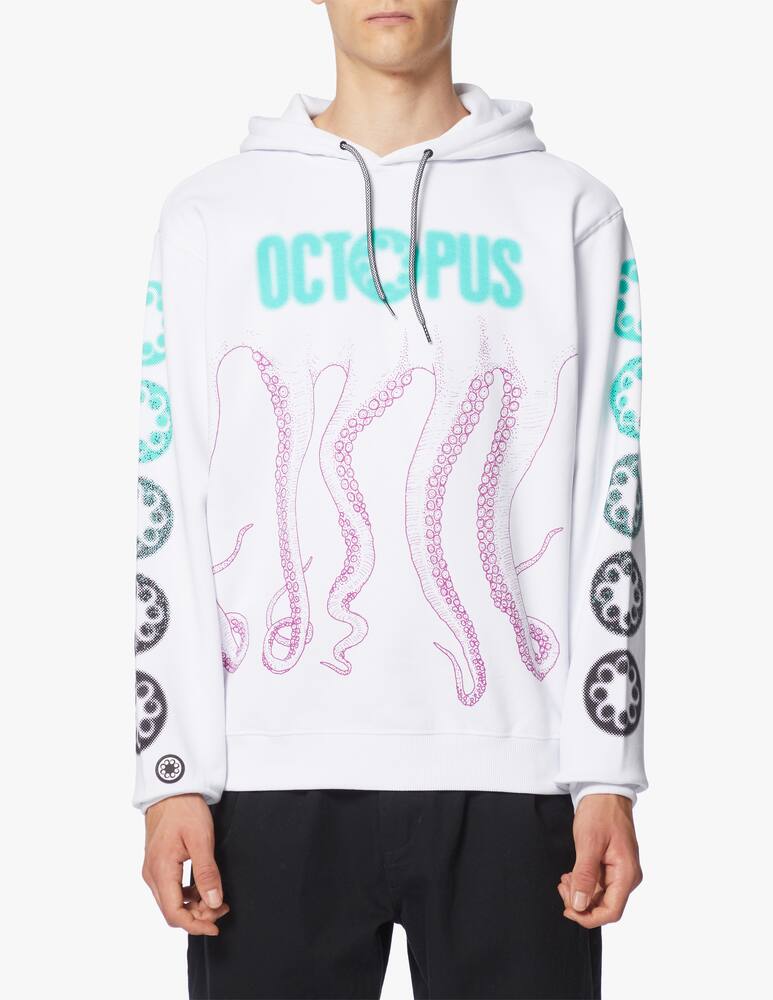 rinascente Octopus Blurred hoodie