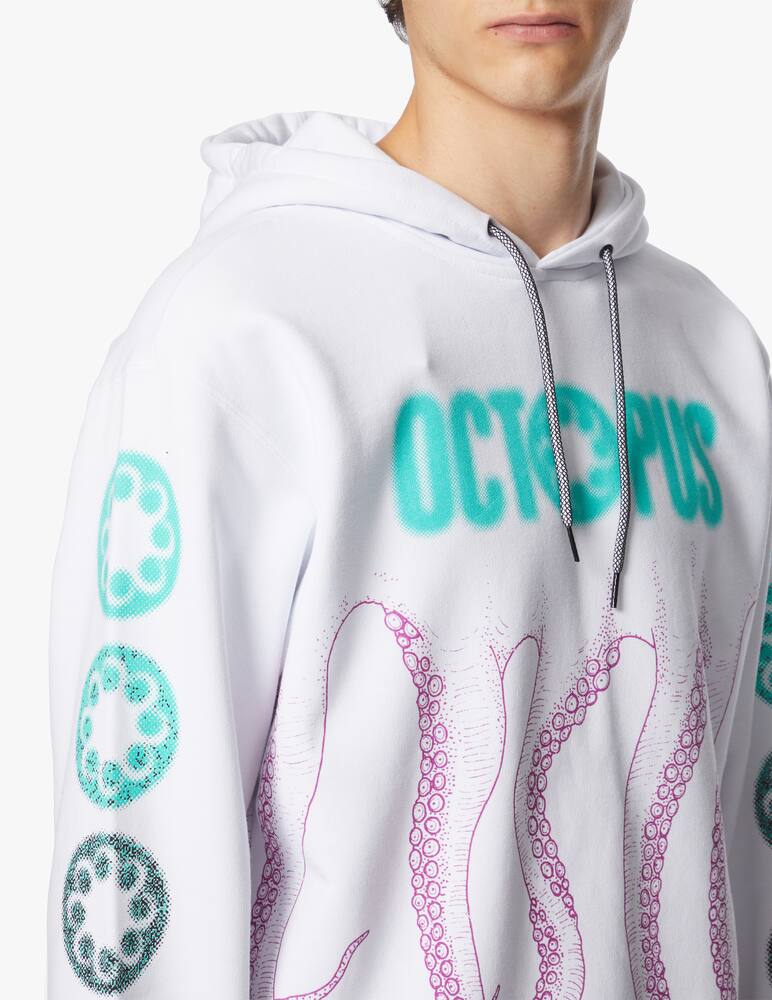 rinascente Octopus Blurred hoodie