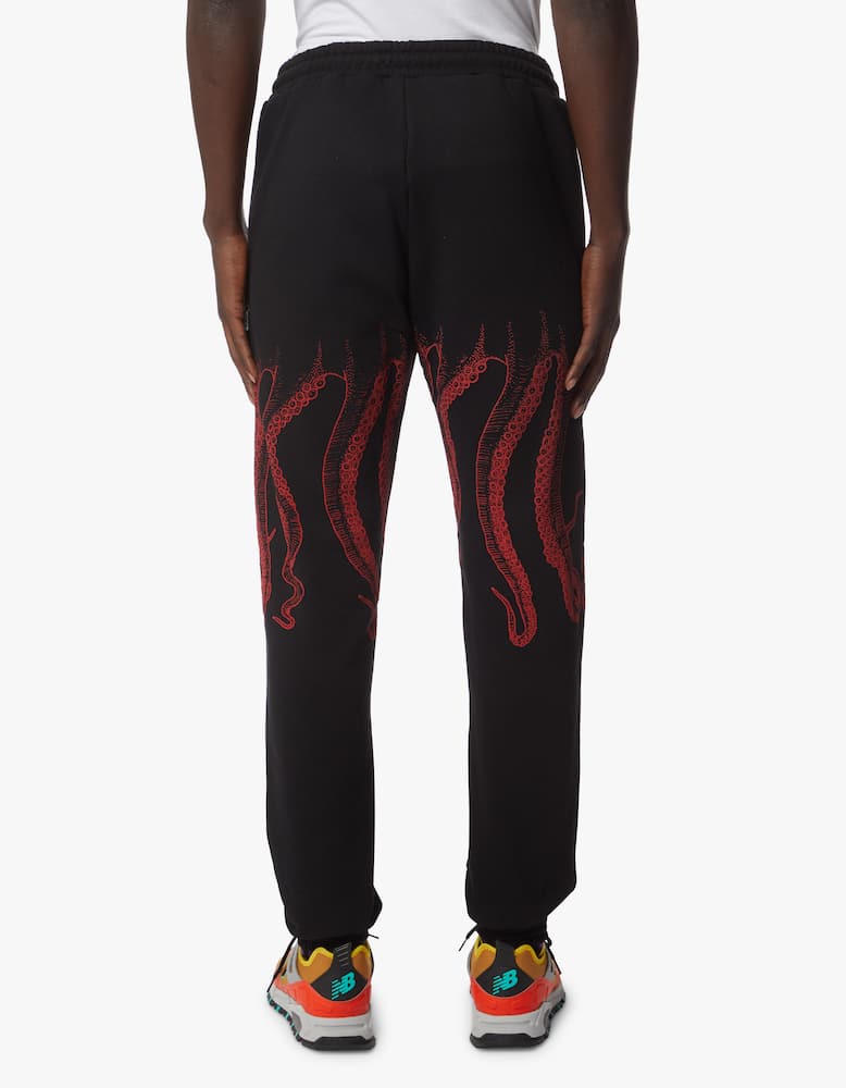 rinascente Octopus Pantalone in felpa outline tentacoli
