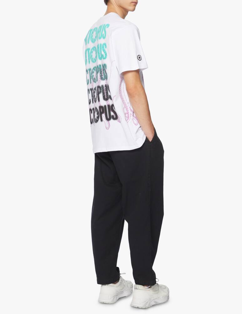 rinascente Octopus Maglietta girocollo blurred tentacoli