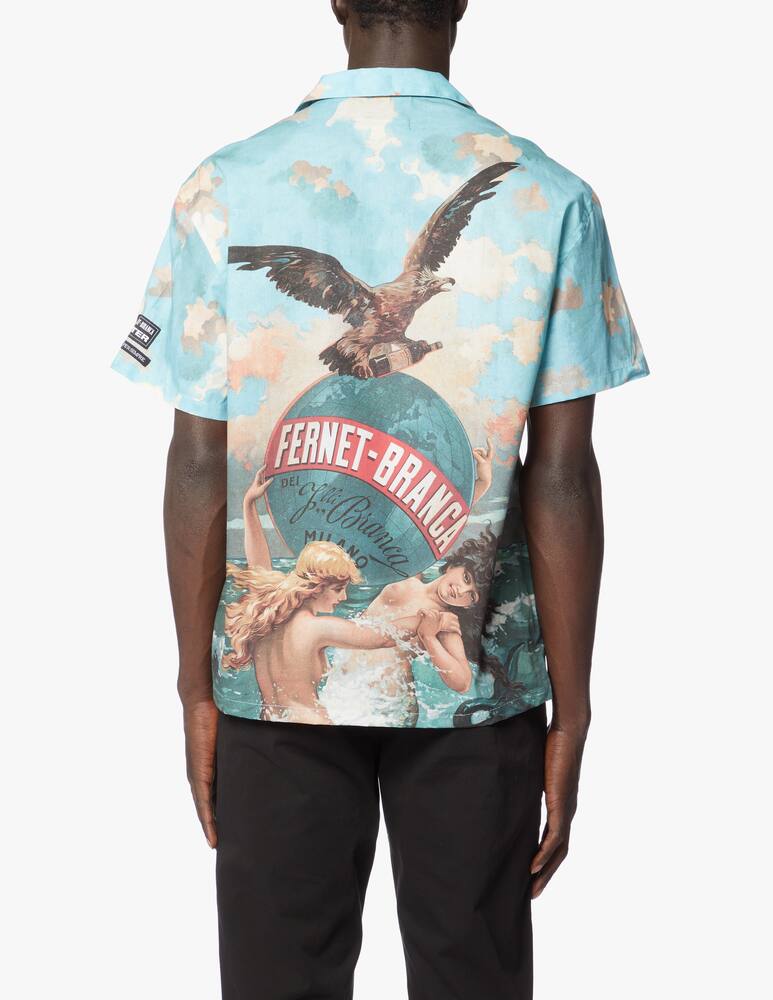 rinascente Iuter Camicia fernet branca con stampa 