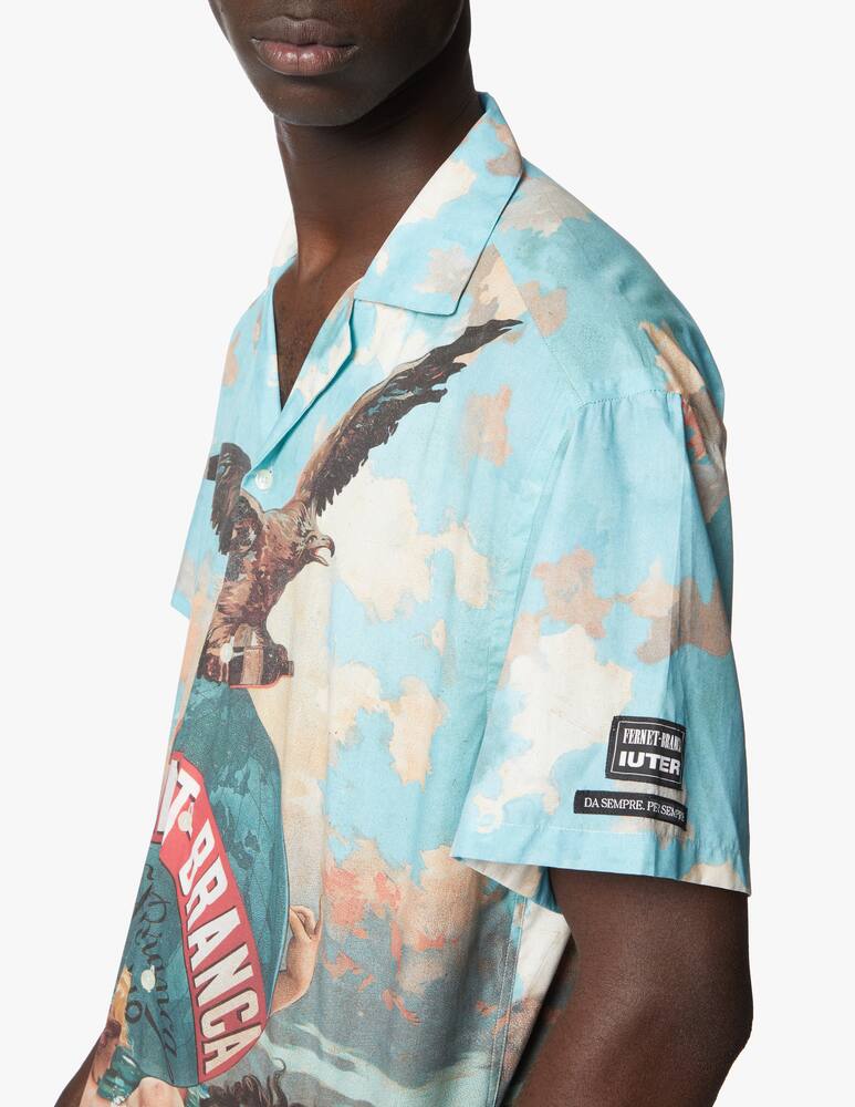 rinascente Iuter Camicia fernet branca con stampa 