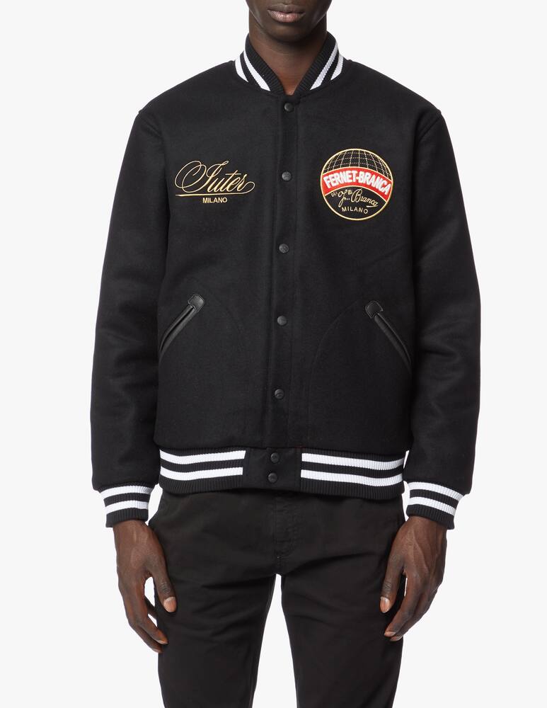rinascente Iuter Fernet embroidered bomber jacket