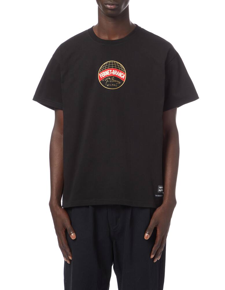 rinascente Iuter Maglietta girocollo fernet con stampa