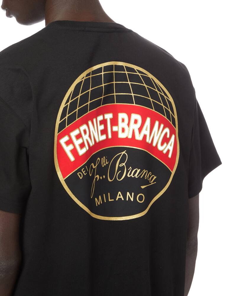 rinascente Iuter Maglietta girocollo fernet con stampa