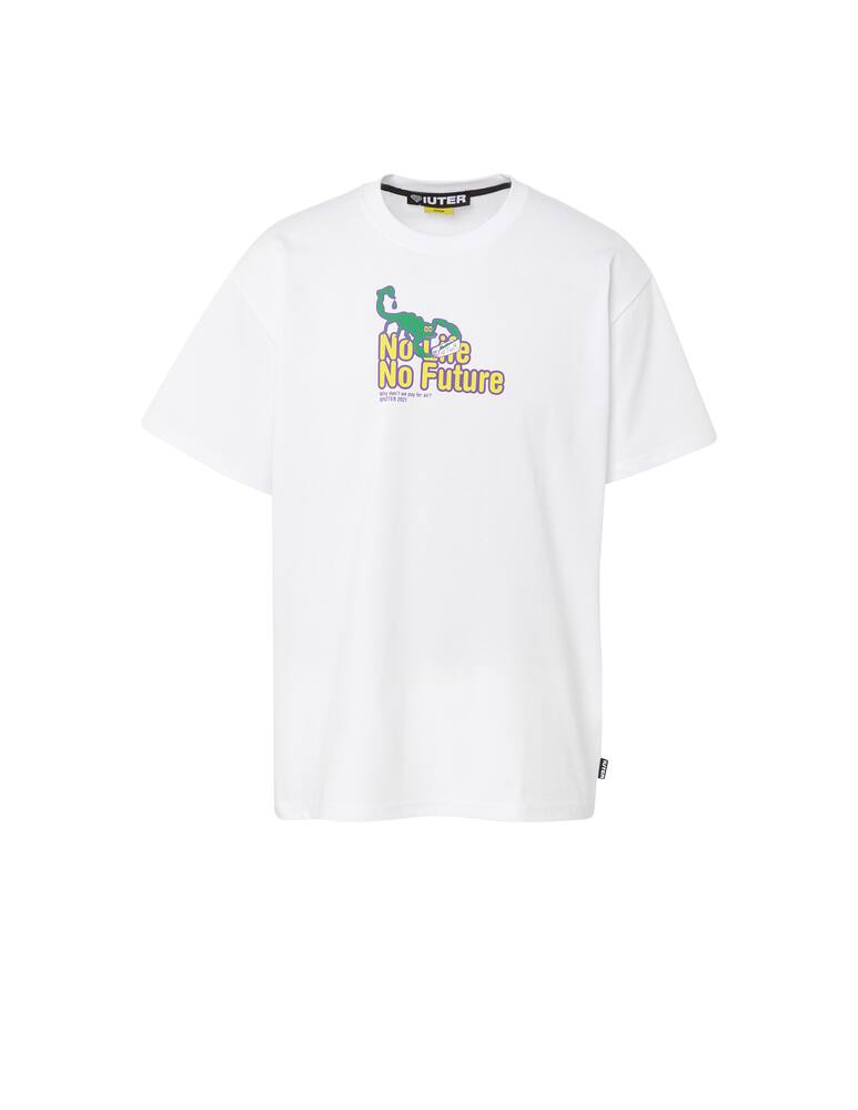 rinascente Iuter No future screen print t-shirt