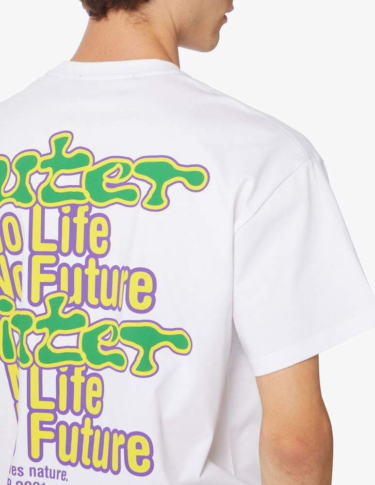 rinascente Iuter No future screen print t-shirt