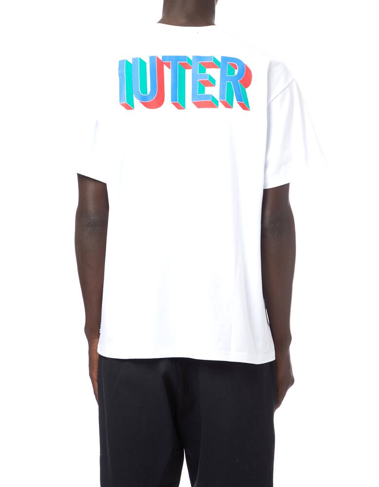 rinascente Iuter Maglietta girocollo say something con stampa