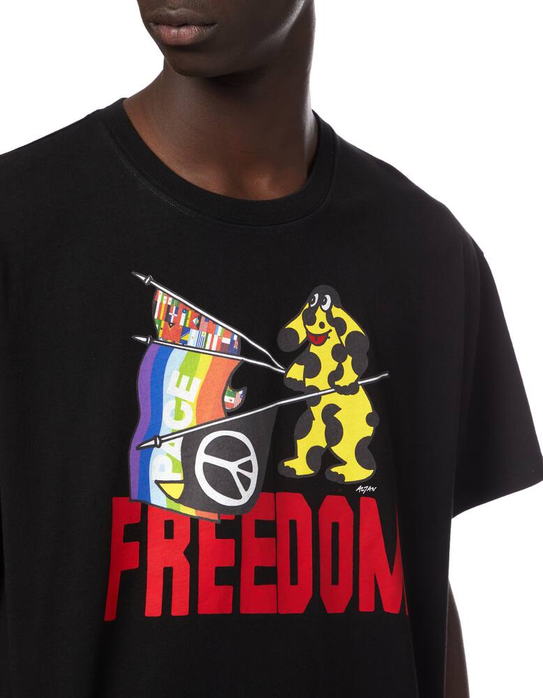 rinascente Iuter Freedom screen print t-shirt