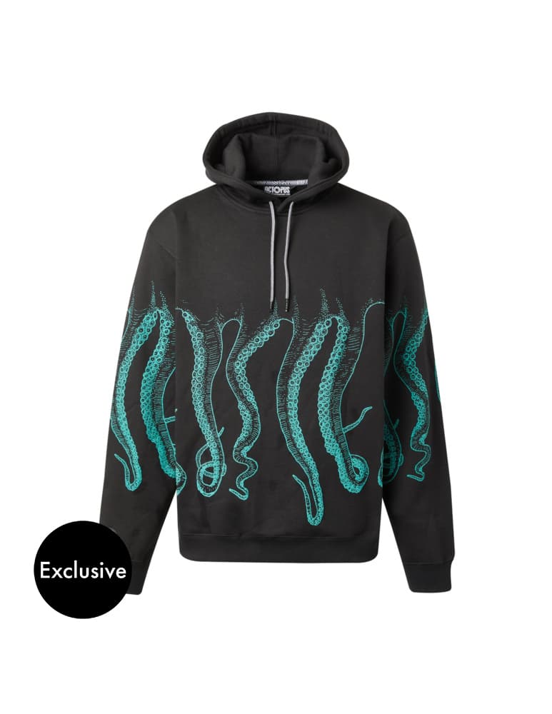 Octopus Felpa con cappuccio xmas special octopus - immagine 1