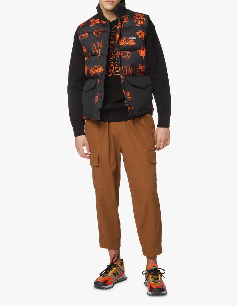 rinascente Iuter Puffy vest logo ao - black