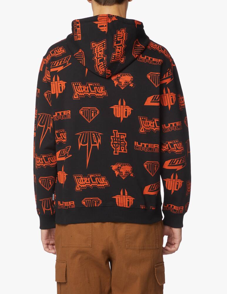 rinascente Iuter Logo ao hoodie - black