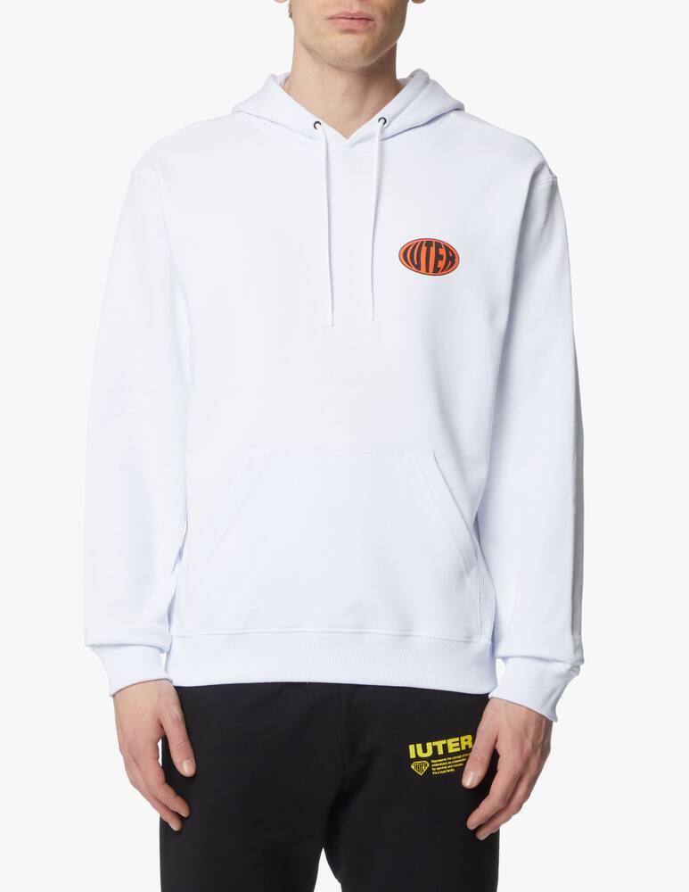 rinascente Iuter Felpa con cappuccio cane retro - bianco