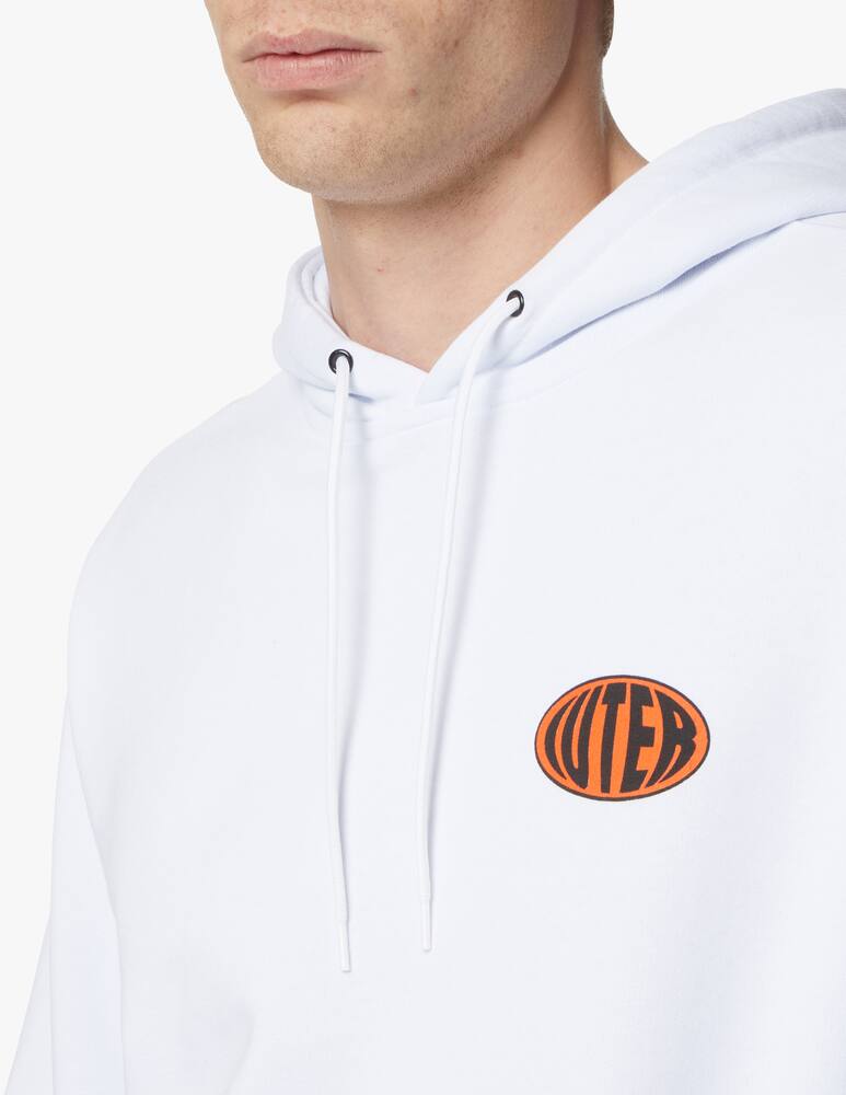 rinascente Iuter Felpa con cappuccio cane retro - bianco