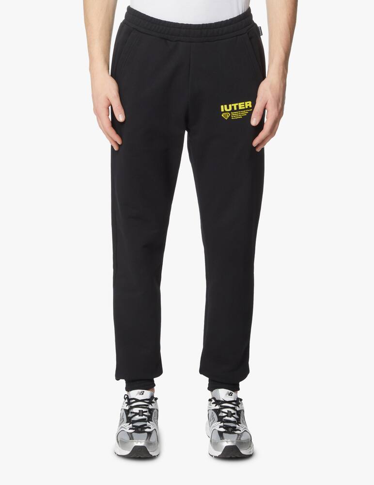 rinascente Iuter Pantalone tuta logo info - nero