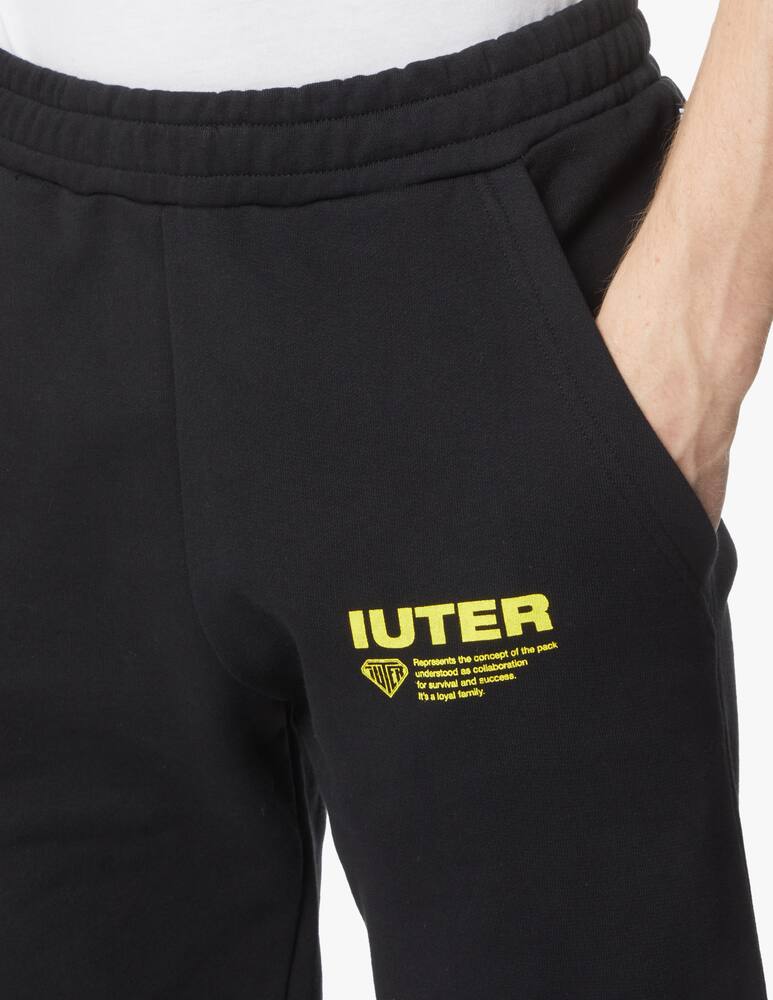 rinascente Iuter Pantalone tuta logo info - nero