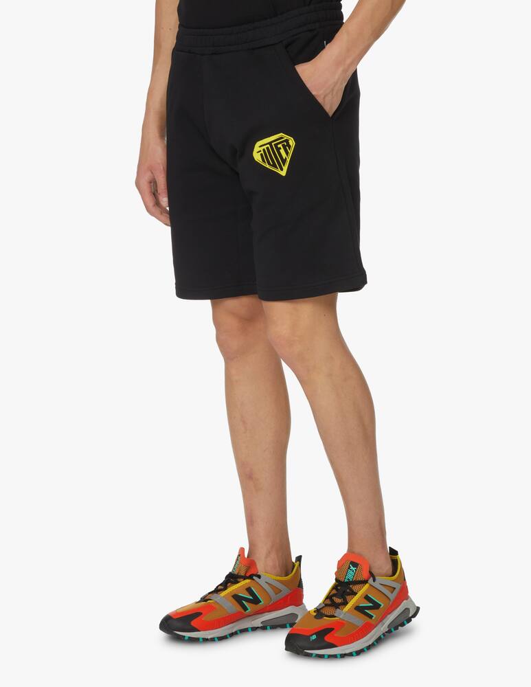 rinascente Iuter Logo stencil swetshorts - black