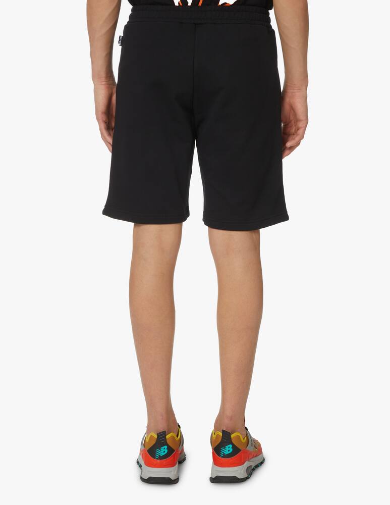 rinascente Iuter Logo stencil swetshorts - black